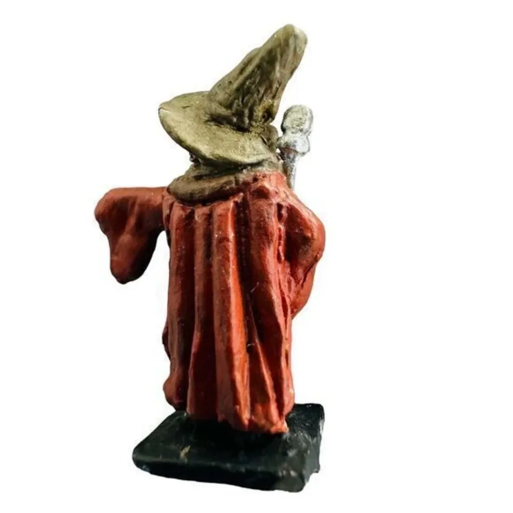Wizard Merlin Sorcerer Armor Class 2 Miniature‎ Fantasy AD&D Hand Painted 1970's